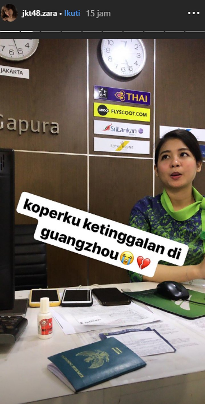 Koper Zara ketinggalan