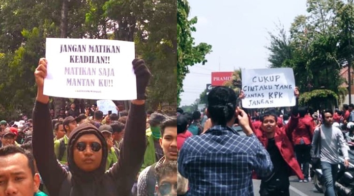 Deretan Spanduk Kocak Ini Curi Perhatian Sepanjang Gelaran Aksi Mahasiswa