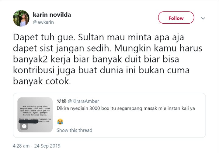 Awkarin Ternyata Sempat Diremehkan Saat Mendadak Pesan 3 Ribu Nasi Kotak Untuk Pendemo