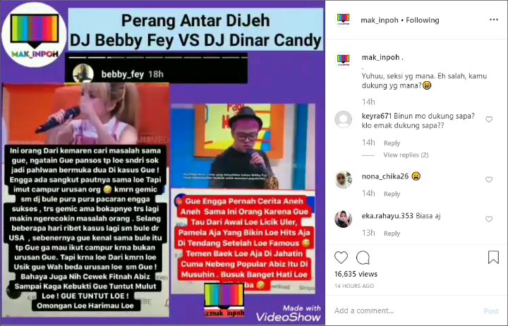 Bebby Fey Ngamuk Saat Dinar Candy Sebut Dirinya Ada Video Dengan Lelaki Lain