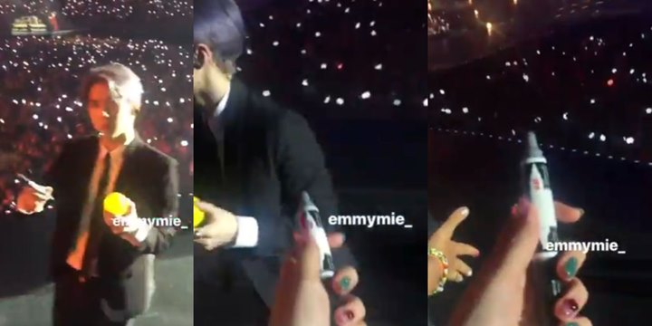 Fans Tertawakan Tingkah Konyol Sehun EXO saat Berikan Benda Ini pada Penonton di Konser