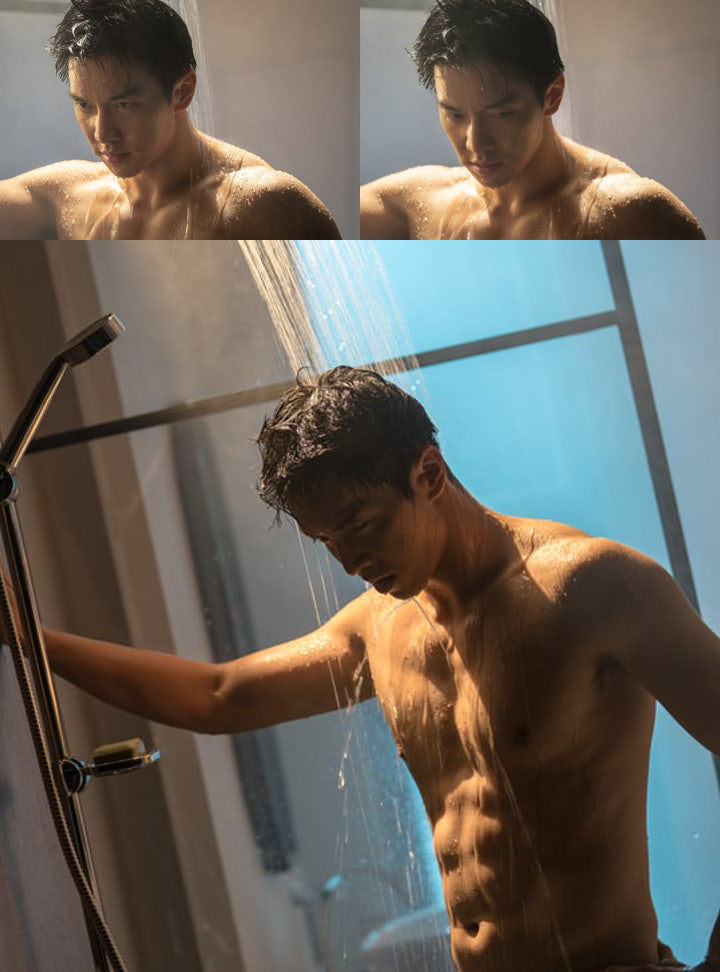 Foto Lee Seung Gi Lagi Mandi di \'Vagabond\'