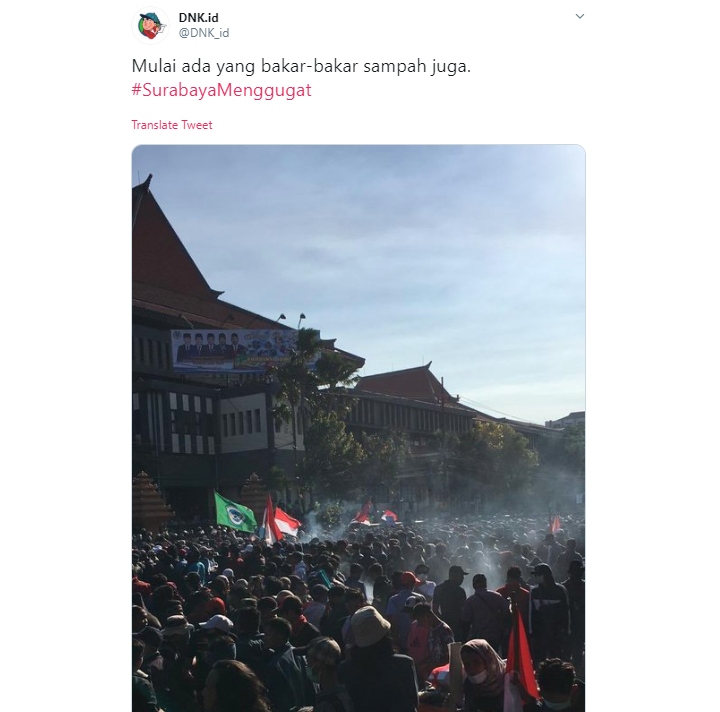 Demo Surabaya Memanas, Polisi Mulai Amankan Provokator Aksi