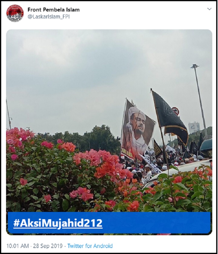 Sebut Hidup Makin Susah, Massa Aksi Mujahid 212 Tuntut Jokowi Mundur