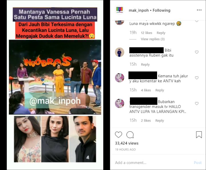 Waktu Vanessa Angel di Penjara, Bibi Dekati Lucinta Luna?
