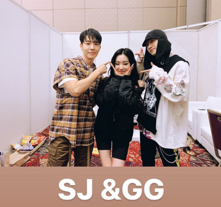 Donghae dan Eunhyuk Super Junior Reunian dengan Tiffany SNSD di Backstage \'SKF 2019\' Jakarta