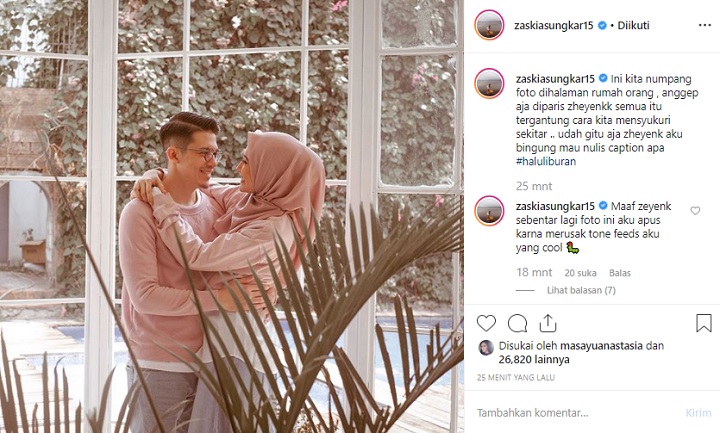 Zaskia Irwansyah Liburan Halu