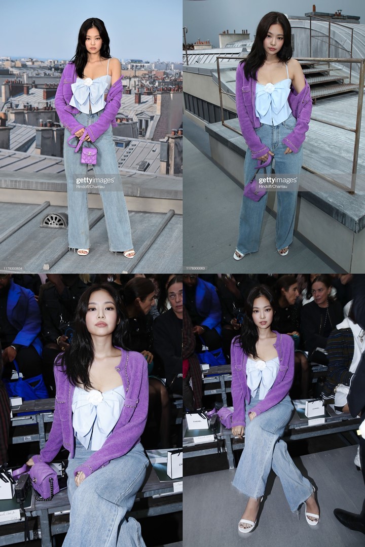 Jennie BLACKPINK Umbar Belahan Dada di Paris Fashion Week 1