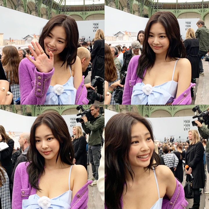 Jennie BLACKPINK Umbar Belahan Dada di Paris Fashion Week 2