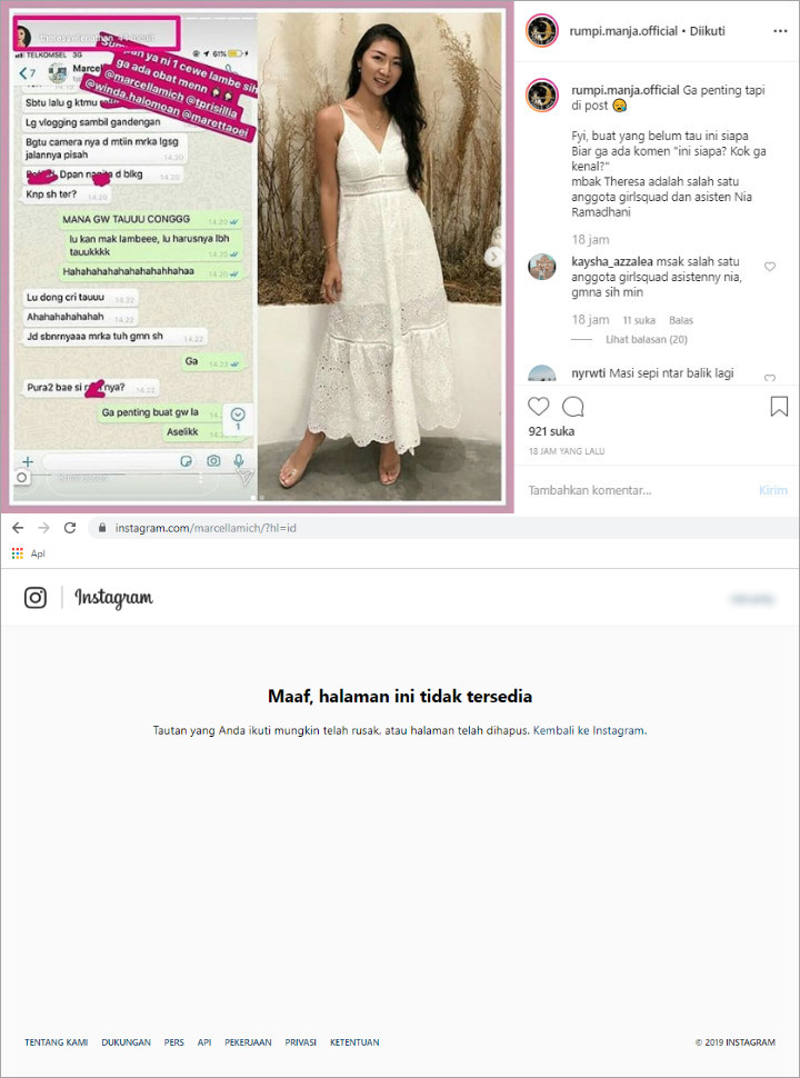Akun Teman Theresa Wienathan