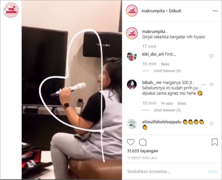 Nikita Mirzani Pamer Punya Mikrofon Mahal Yang Pernah Dipakai Beyonce