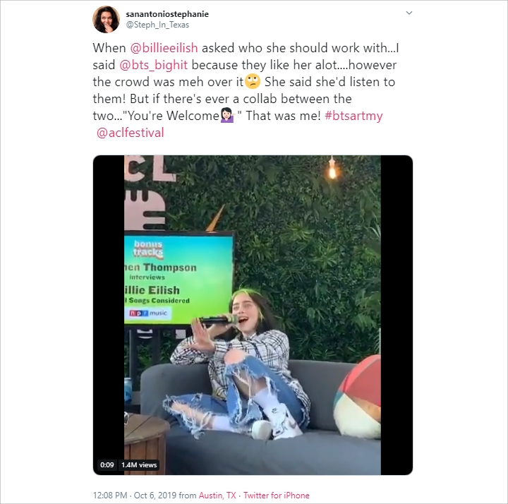 Dilarang Fans Kolaborasi Bareng BTS, Begini Respon \'Menohok\' Billie Eilish