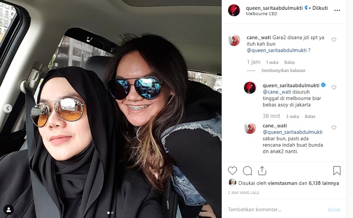 Balasan Komentar Sarita Soal Perselingkuhan