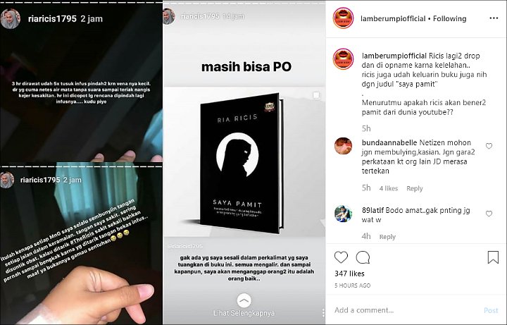 Venanya Kecil, Ria Ricis Ceritakan Sakitnya 5 Kali Ditusuk Infus Selama 3 Hari Di Rumah Sakit