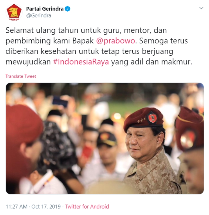 Cuitan Gerindra