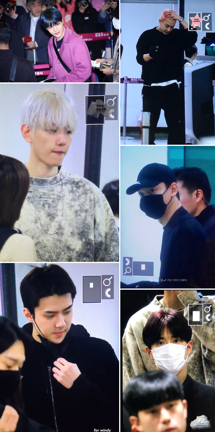 Member EXO Berangkat Ke Jepang Dengan Warna Rambut Baru, Tanda Comeback Makin Dekat?
