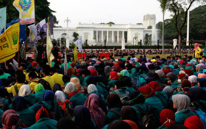 BEM SI Kembali Gelar Aksi Di Depan Istana Hari Ini, Polisi Siap Terjunkan 1.500 Personel