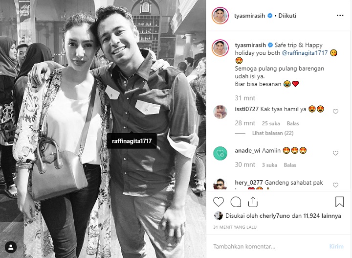 TYas Mirasih dan Raffi Ahmad
