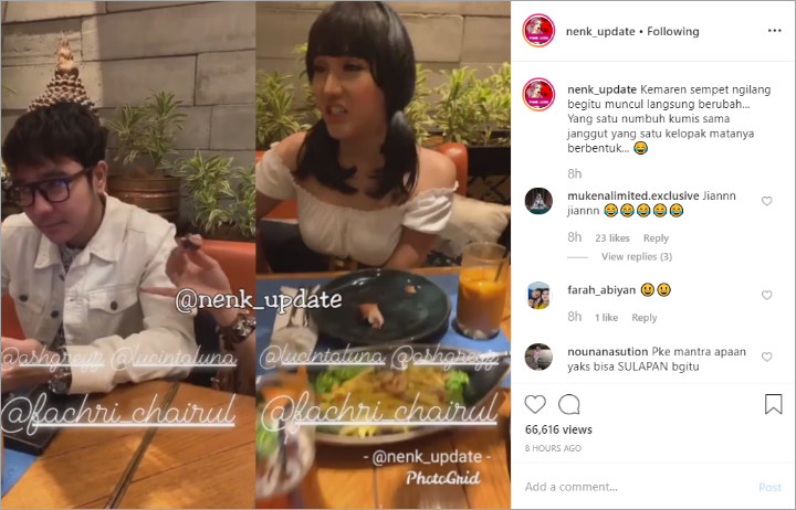 Usai Menghilang Mata Lucinta Luna Makin Lebar, Abash Tumbuh Kumis Minta Dipanggil Ed Sheeran