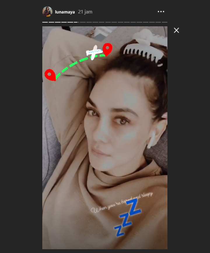 Luna Maya Begadang