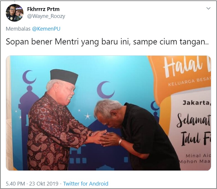 Menteri Basuki Kembali Pimpin KemenPUPR, Sertijab Kocak Sukses Bikin Ngakak