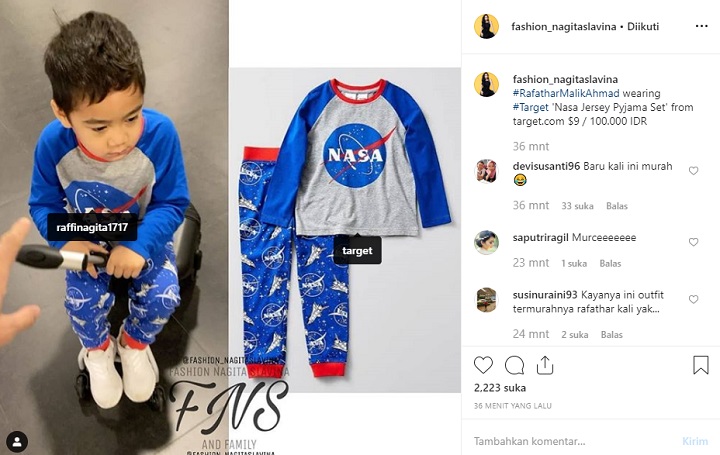 harga Baju Rafathar Cuma 100 Ribu