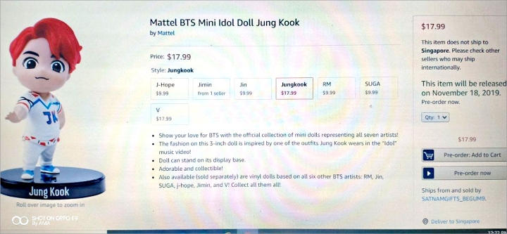 Miniatur Jungkook High on Demand