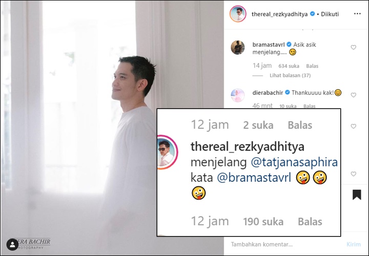 Komentar Rezky Aditya Soal Verrell Bramasta