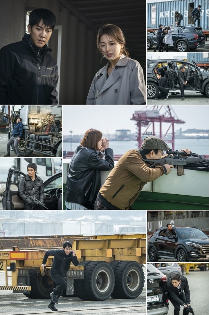 Foto Adegan Aksi Intens Lee Seung Gi - Suzy Cs Dirilis, Kru Bocorkan \'Vagabond\' Bakal Makin Ganas