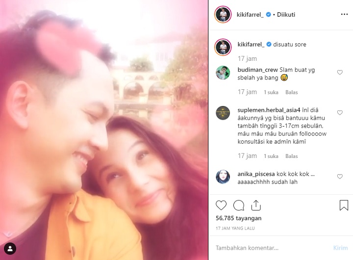 Kiki Farrell Pamer Pacar Baru?