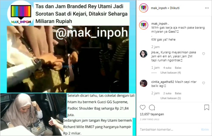 Rey Utami Tampil Branded Saat Digiring ke Kejaksaan, Diduga Pakai Jam Tangan Miliaran