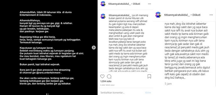 Ramalan Nyai Kidul Tentang Raffi Ahmad