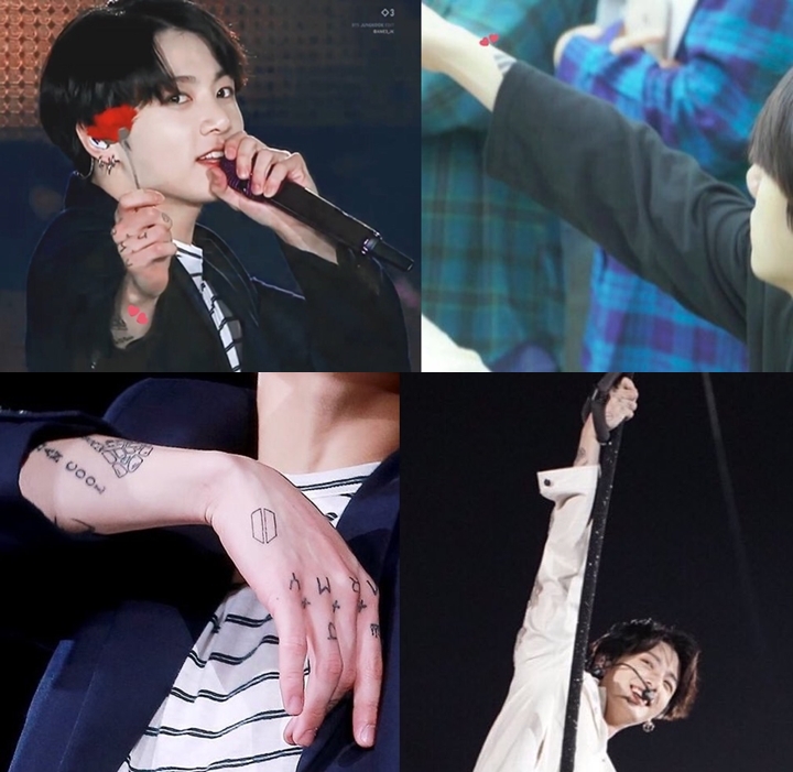 Tato Tersembunyi Jungkook BTS Sering Kelihatan Selama Konser, Diduga Tulisan Ini 2