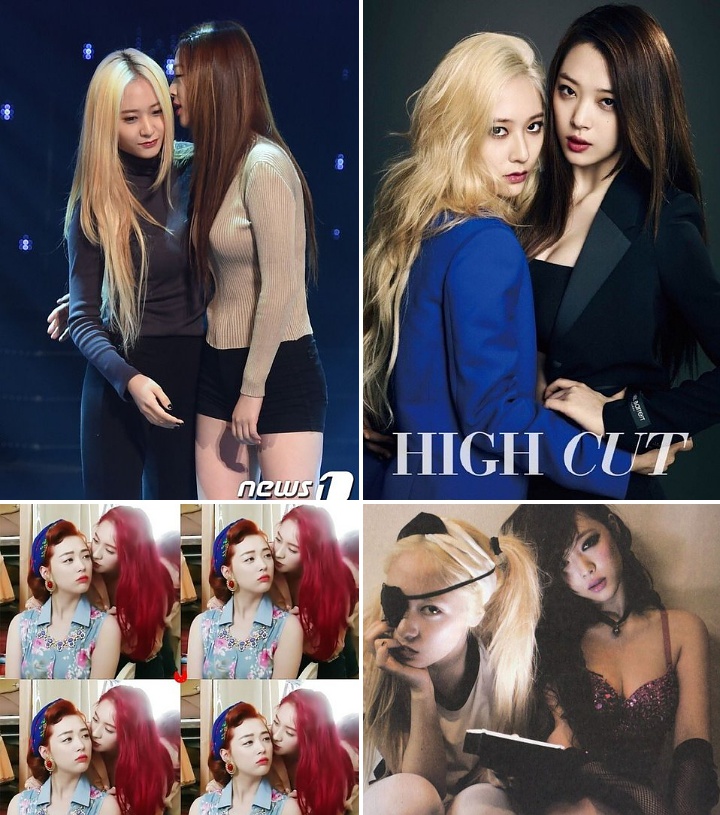 Punya Aura Berbeda, Krystal dan Sulli Disebut Kombinasi Sempurna Saat Disatukan