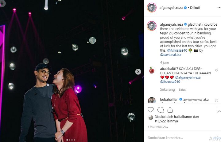 Afgan dan Rosa Kompak Bikin fans Baper