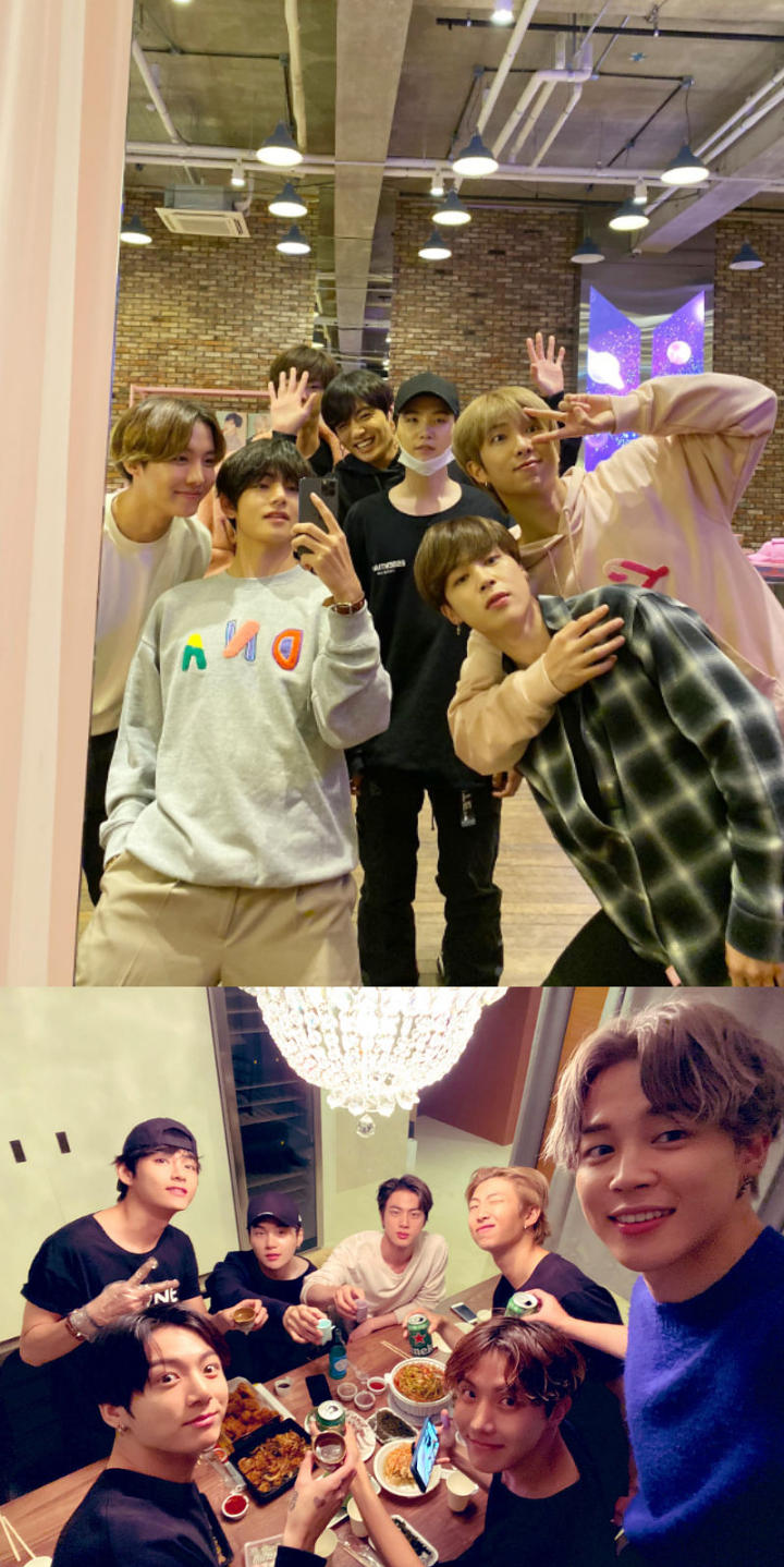 BTS Rayakan Berakhirnya Tur Konser \'Speak Yourself\' dengan Foto-Foto Manis