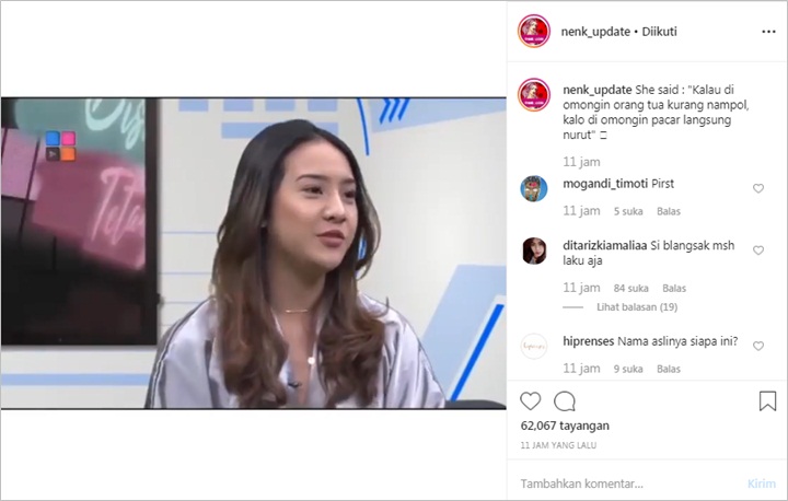 Anya Geraldine Tuai Reaksi Tak Terduga Usai Ngaku Lebih Nurut Pacar Daripada Orangtua