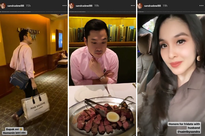 Sandra Dewi Kencan Ditemani Harvey