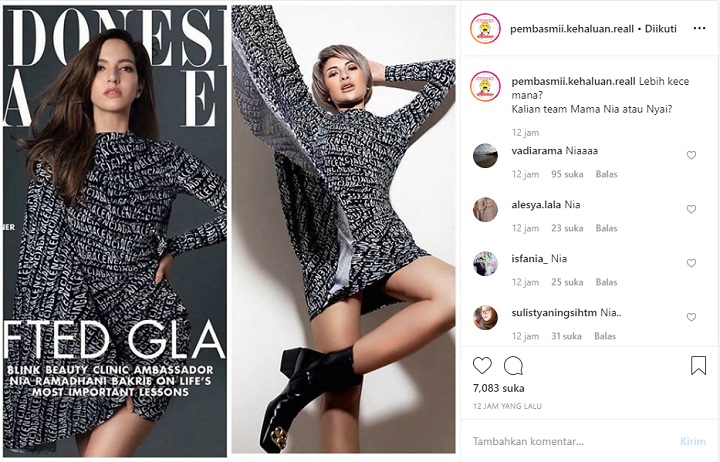 Nia Ramadhani Kedapatan Pakai Dress Seksi Di Atas Lutut Seperti Nikita Mirzani, Siapa Lebih Kece?