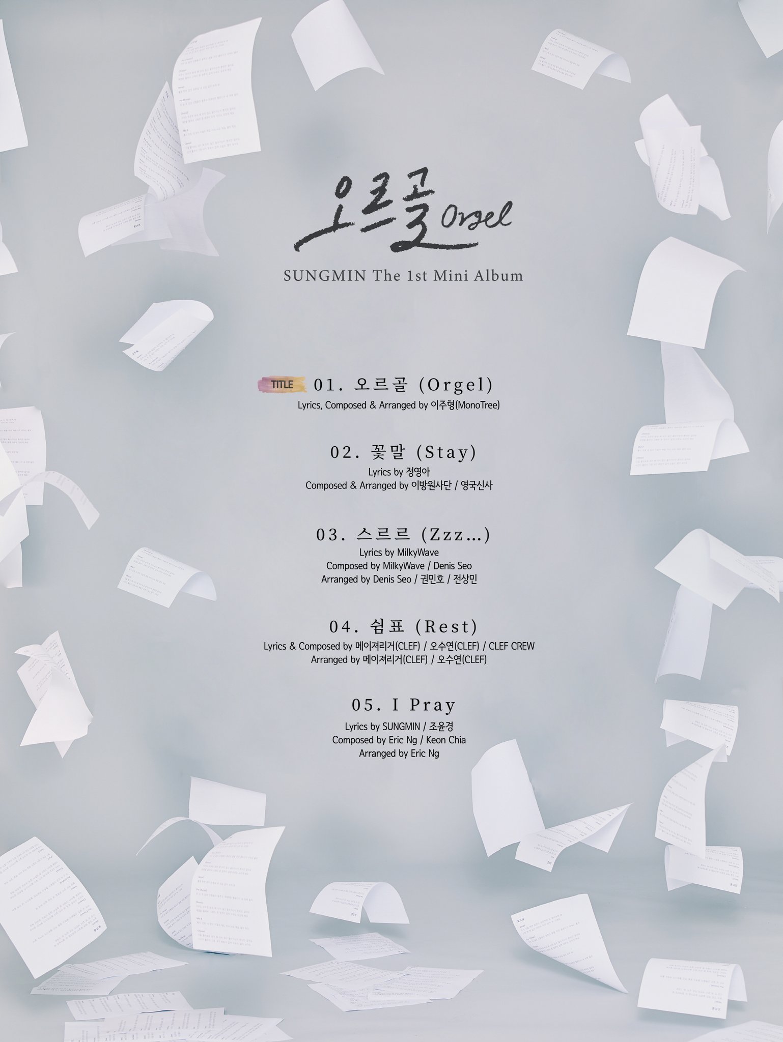 Sungmin Super Junior Umumkan Tracklist Album Solo \'Orgel\', Ada Yang Ditulis Sendiri