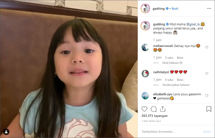 Gading Marten Tetap Rayakan Ulang Tahun Gisella Anastasia, Tulis Doa Tulus Ini di Medsos Untuk Sang Mantan Istri