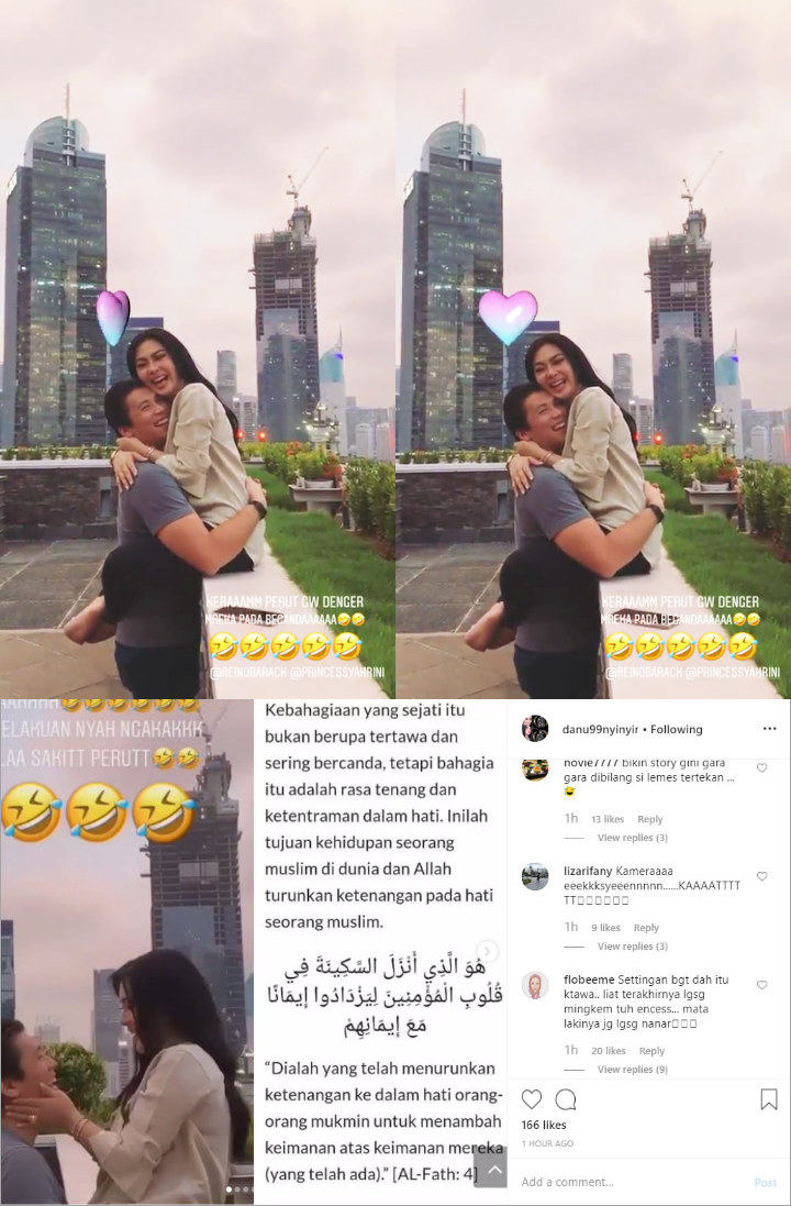 Syahrini dan Reino Pura-Pura Mesra
