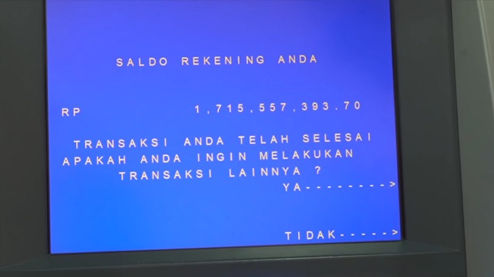 Saldo ATM Billy Syahputra