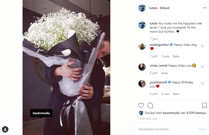 Lulu Tobing Dapat Hadiah Besar dari Suami
