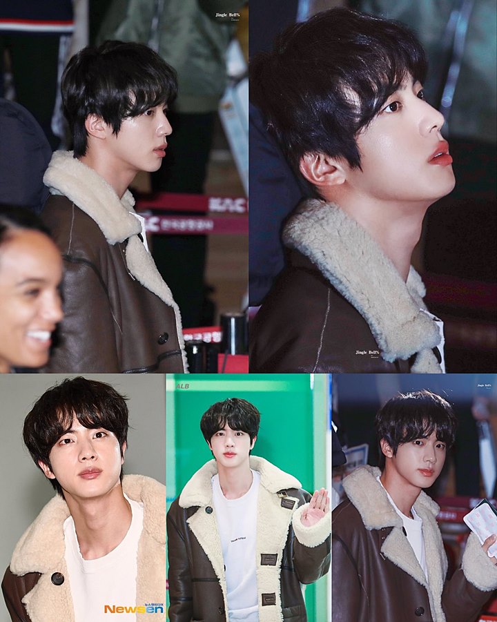 Terlalu Tampan, Gaya Keren Jin BTS Berangkat ke Jepang Tuai Pujian Selangit