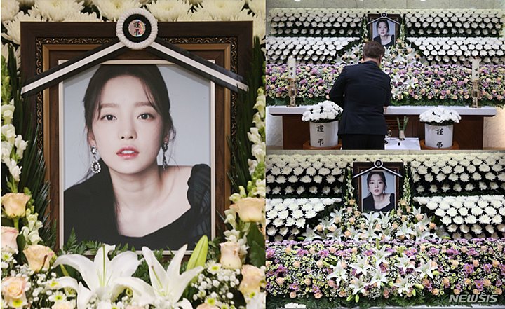 Potret Pemakaman Terungkap, Netizen Masih Tak Percaya Goo Hara Susul Sulli
