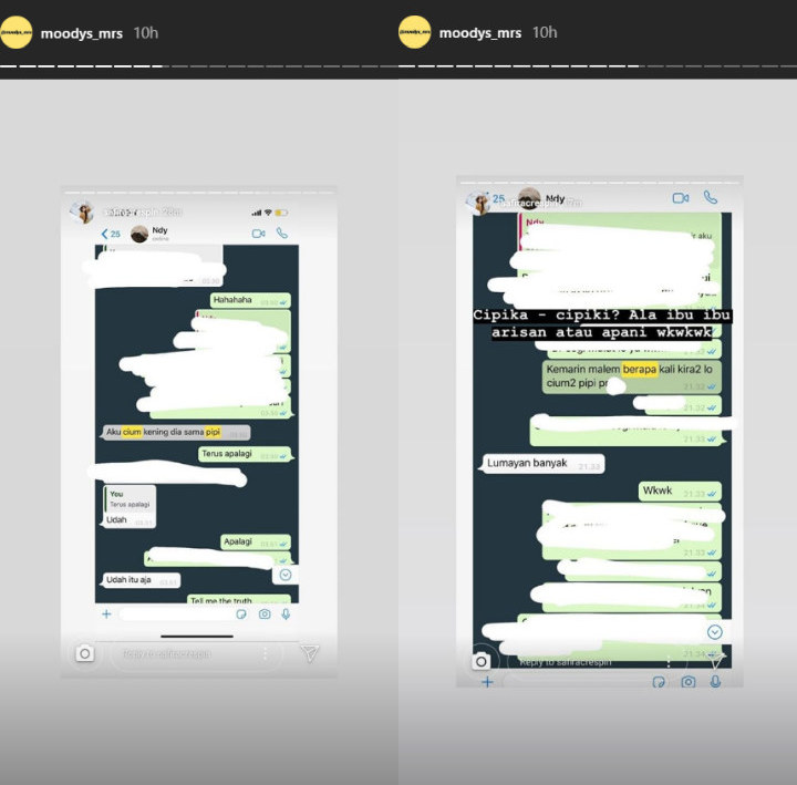 Chat Endy Ngaku Ciumi Prilly