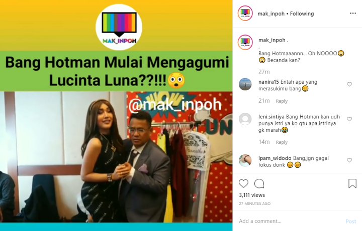 Hotman Paris Puji Kecantikan Lucinta Luna Hingga Ajak Dansa Bersama