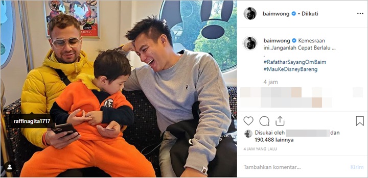Baim Wong dan Rafathar
