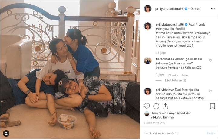 Prilly Latuconsina Akhirnya Unggah Foto Bareng Endy Arfian Lagi, Tulis Caption Soal Sahabat